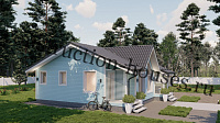 Каркасный дом 8.5м х 9.5м
