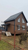 Двухэтажный каркасный дом 6м х 6м