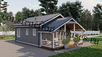Каркасный дом 7м х 11.5м