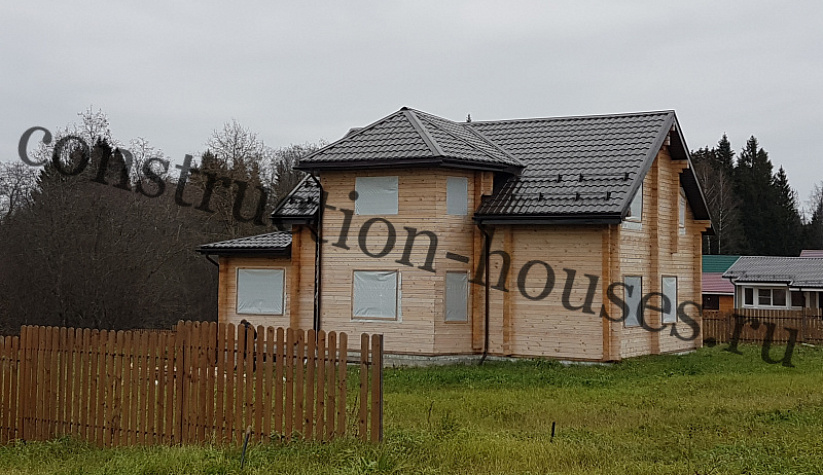 Загородный дом из профилированного бруса