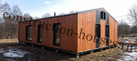 Каркасный дом барнхаус 100 м² 8м х 12.95м